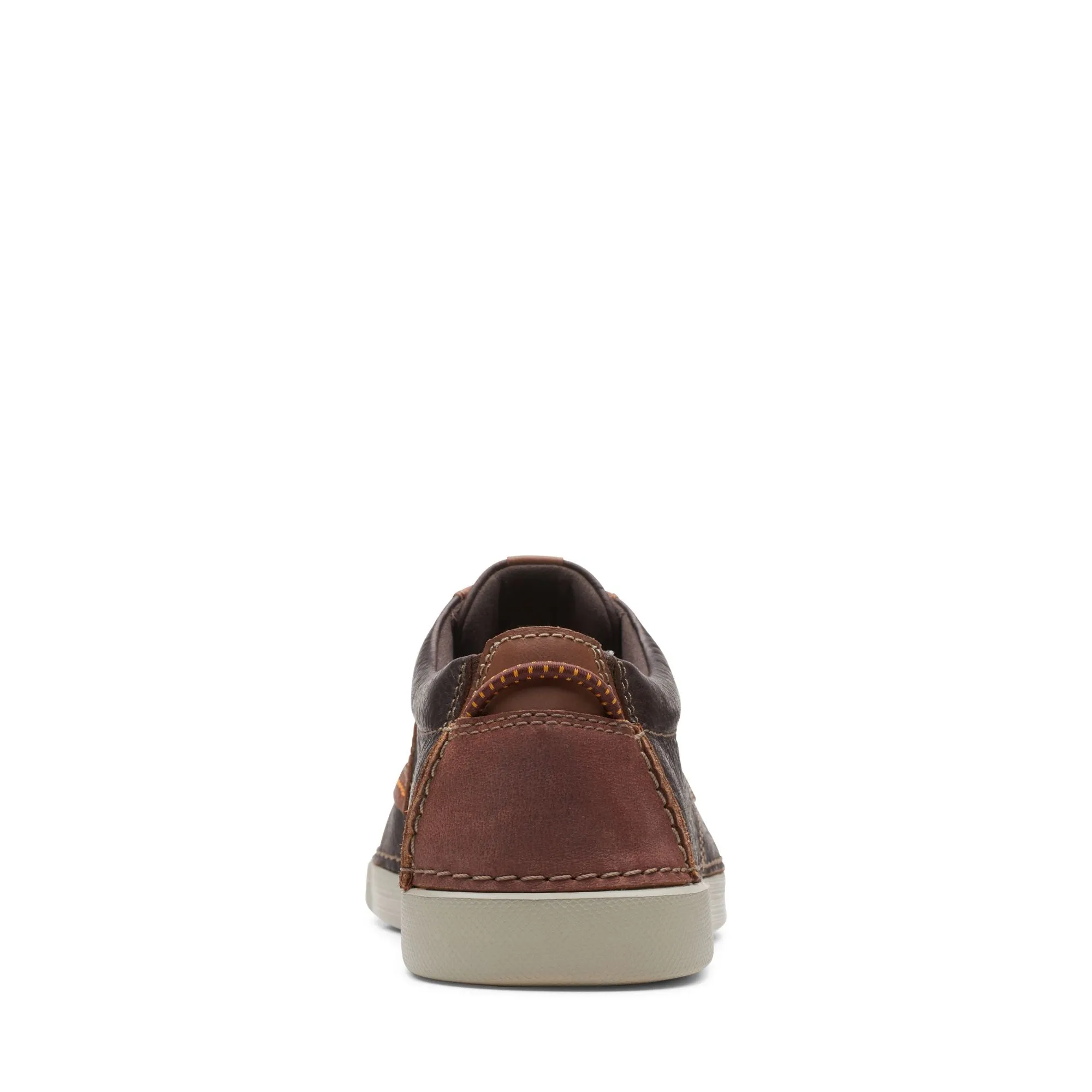 Clarks Men's Gereld Low - Dark Brown Leather