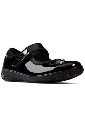 Clarks Sea Shimmer Toddler black patent