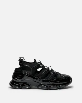 Classic Tracker Trainers - Black Nappa