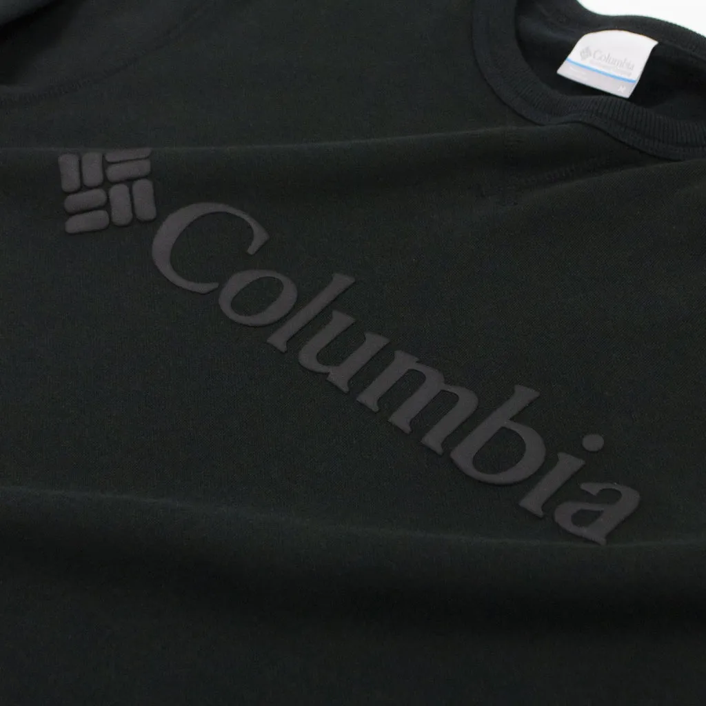 Columbia Logo Fleece Crew - Black Puff Logo