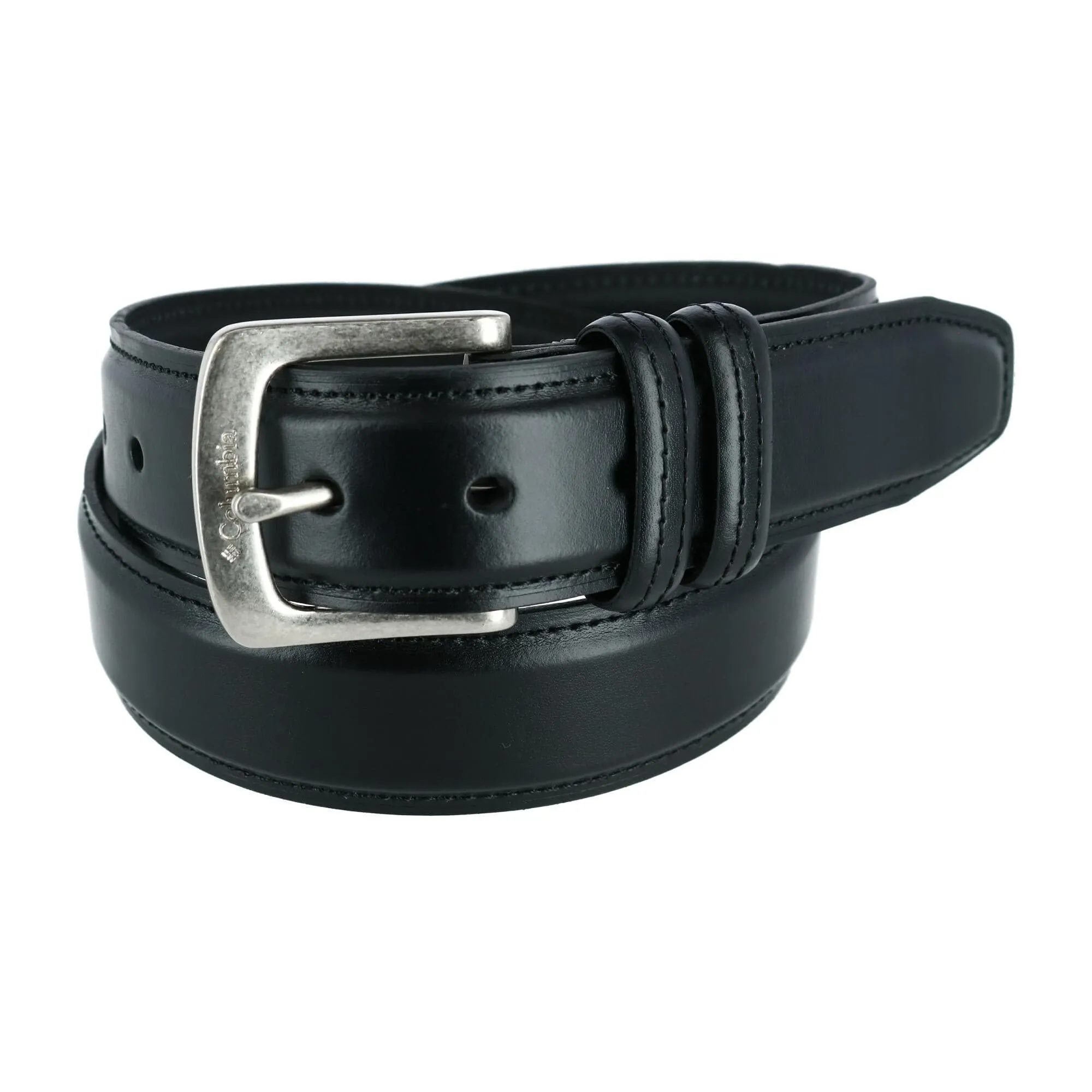 Columbia Men's Leather Double Loop Padded Belt