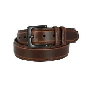 Columbia Men's Leather Double Loop Padded Belt