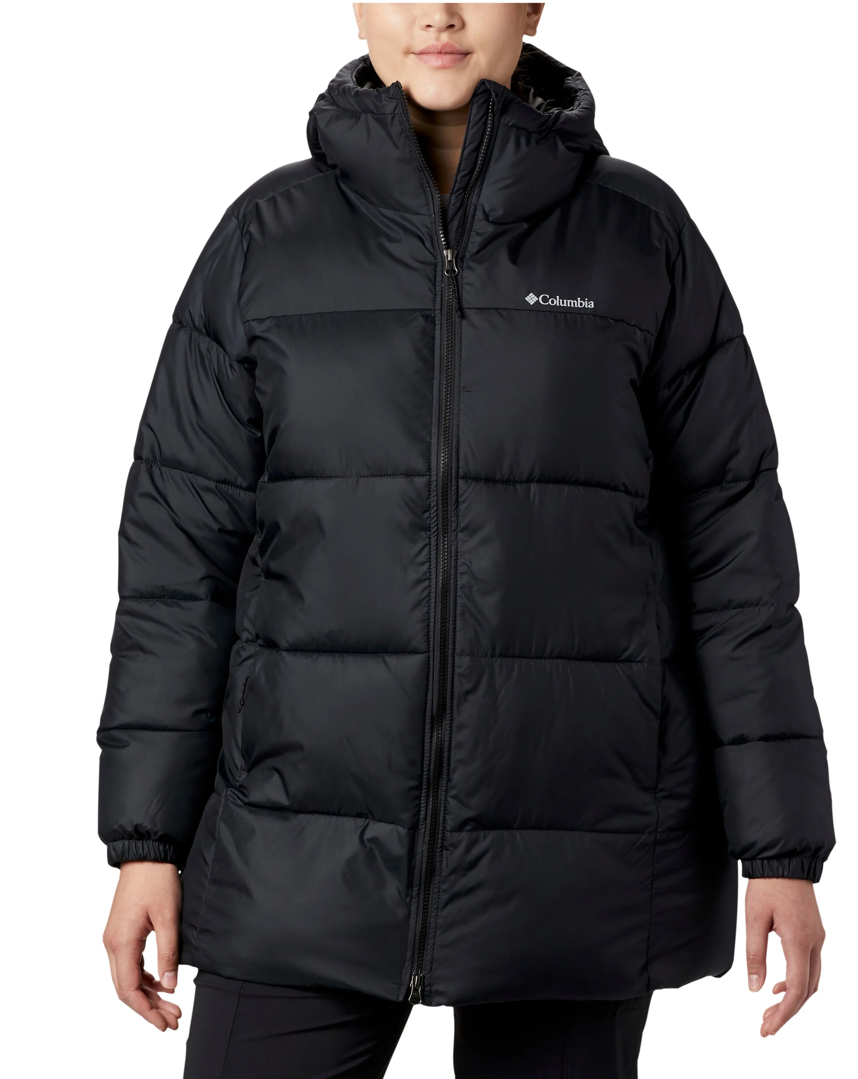 Columbia Puffect II Mid Hooded Jacket | Simply Be