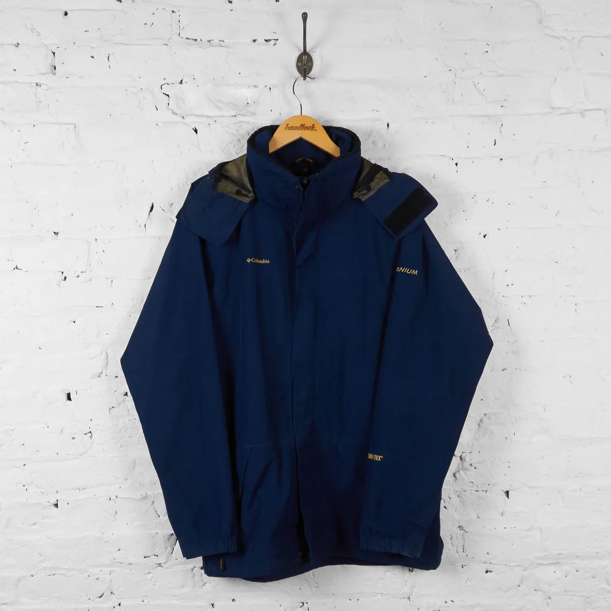 Columbia Titanium Gore Tex Rain Jacket - Blue - L