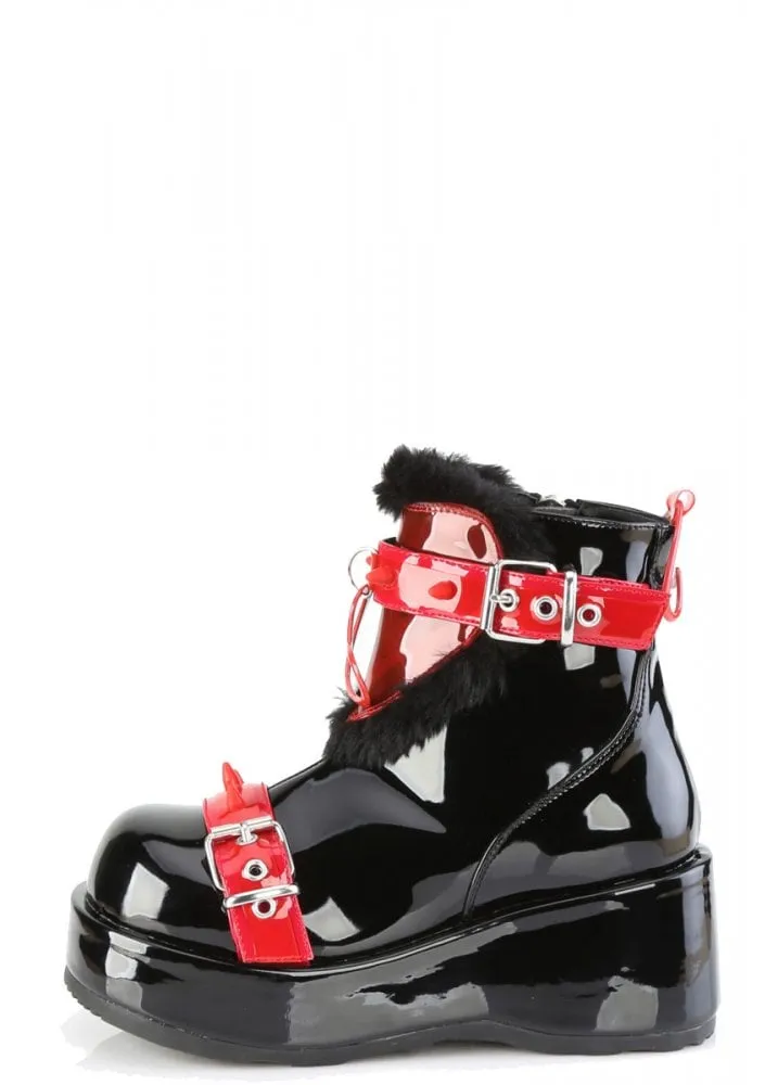 Cubby 57 Heart Strap Ankle Boot