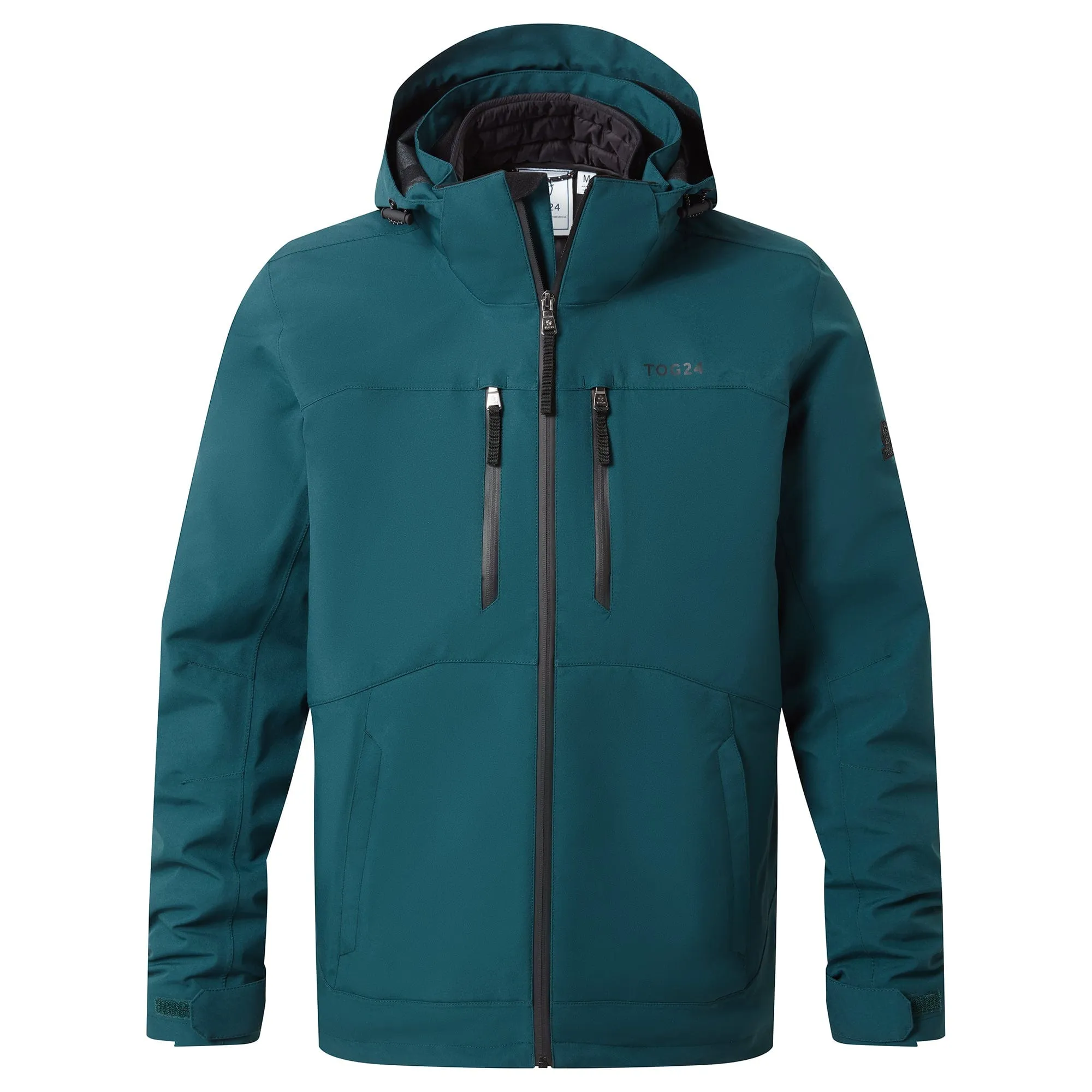 Denton Mens 3-in-1 Waterproof Jacket - Petrol Green