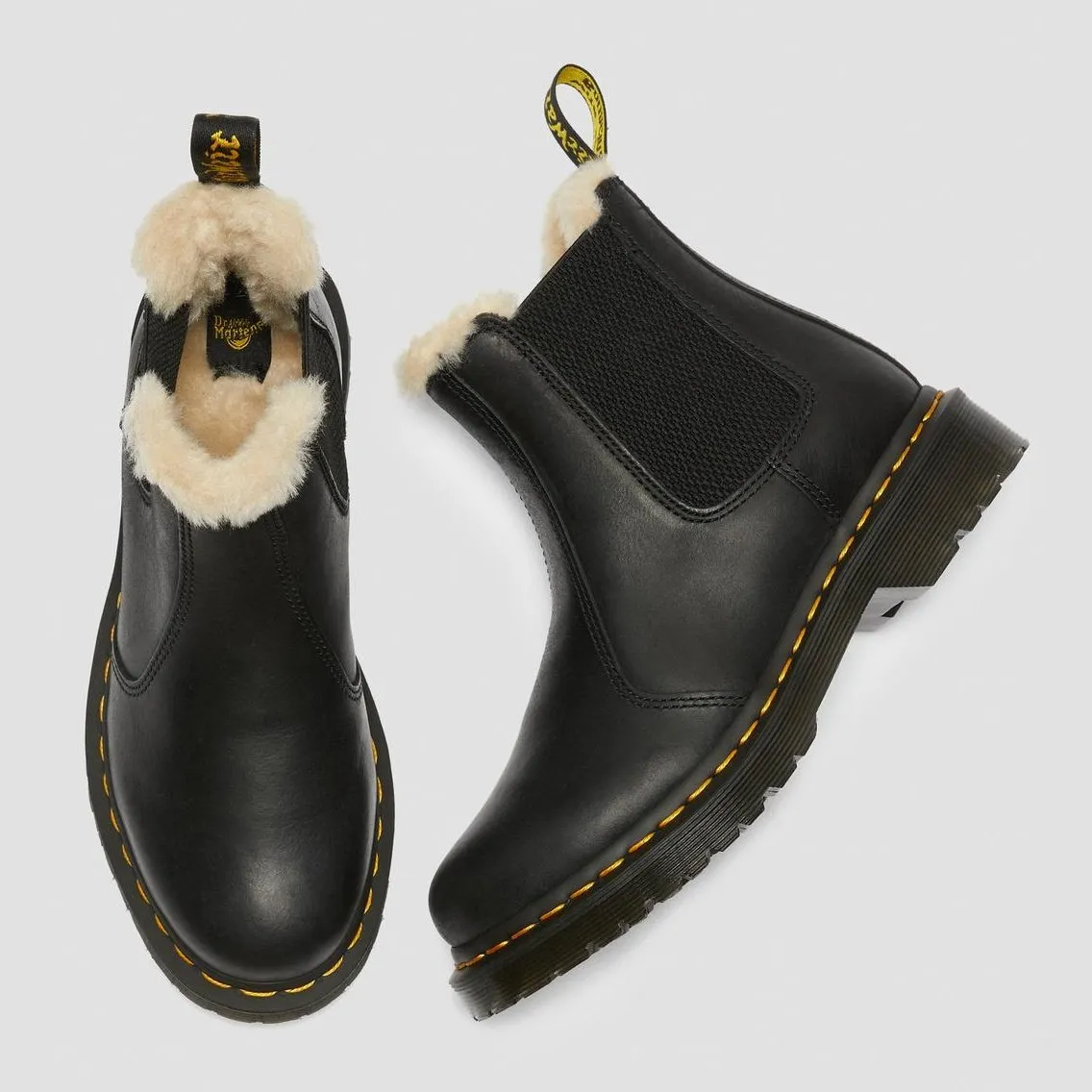 Dr. Martens 2976 Leonore Faux Fur Lined Chelsea Boot