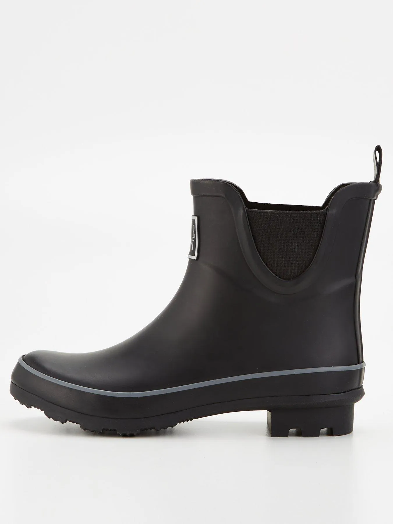 Elle Sport Rubber Ankle Wellington Boot - Black