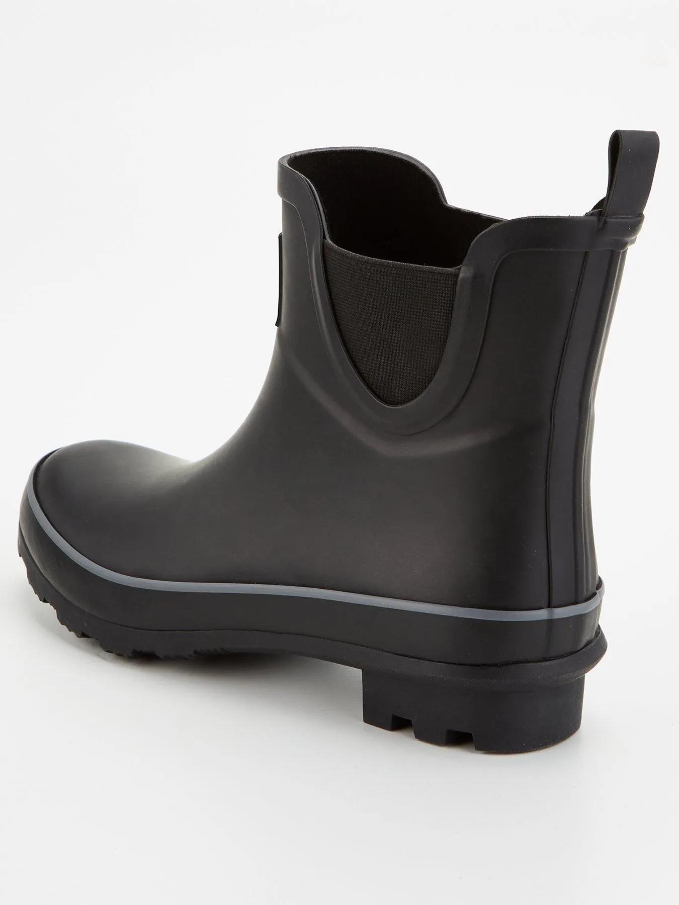 Elle Sport Rubber Ankle Wellington Boot - Black