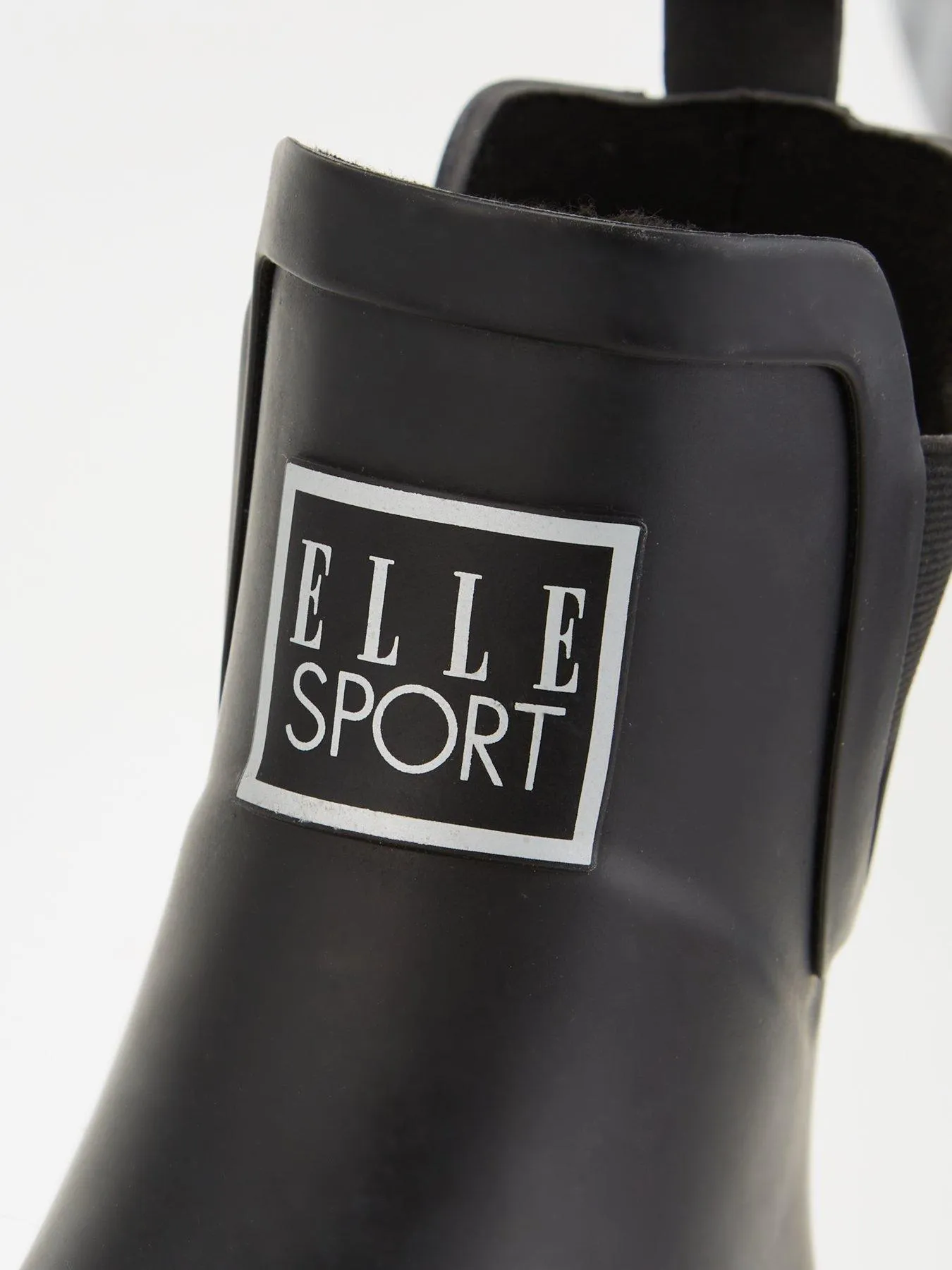 Elle Sport Rubber Ankle Wellington Boot - Black