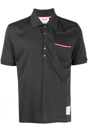 Fine Mercerized Pique Polo Charcoal 