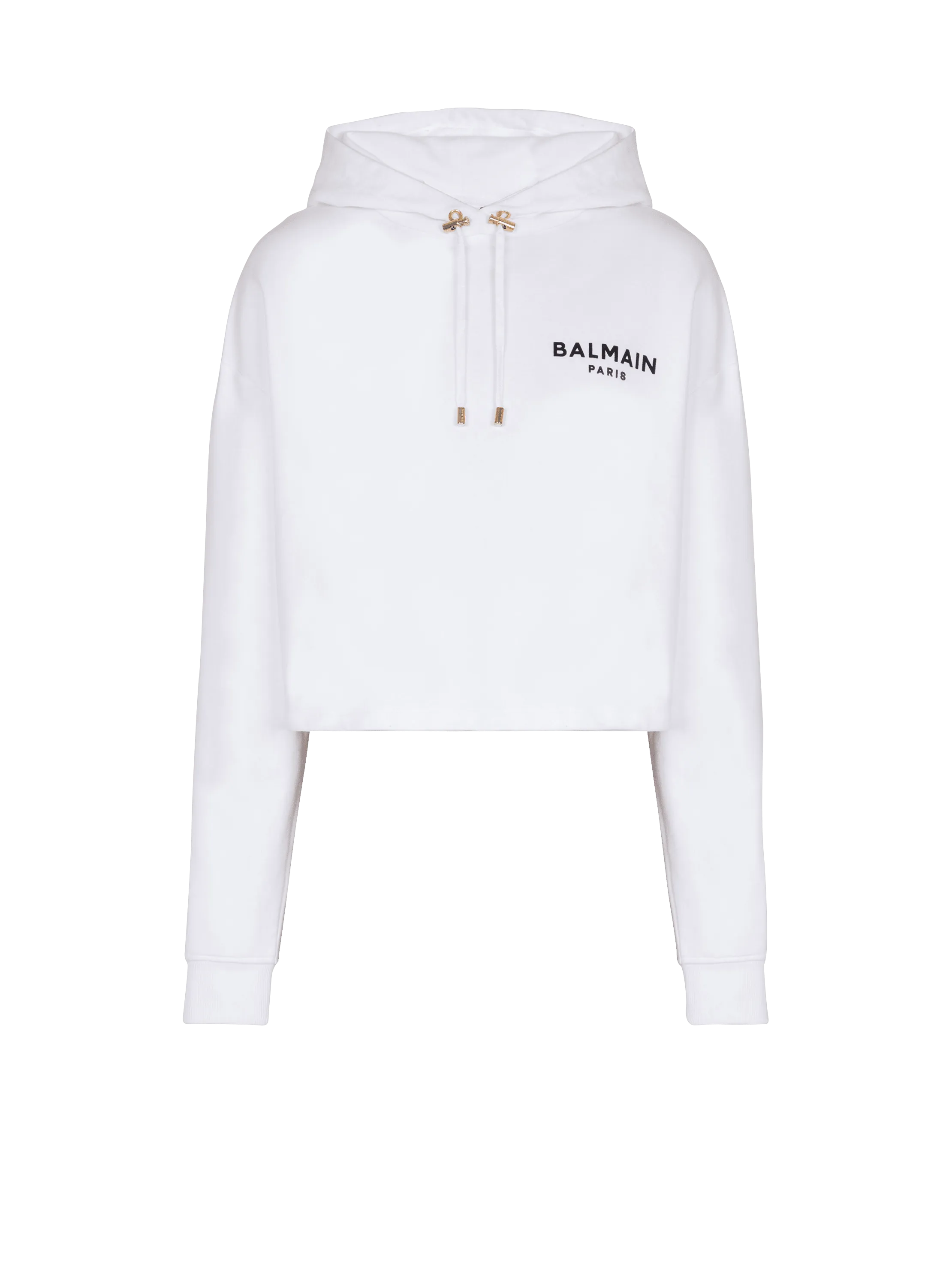 Flocked Balmain Paris hoodie