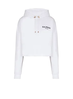 Flocked Balmain Paris hoodie