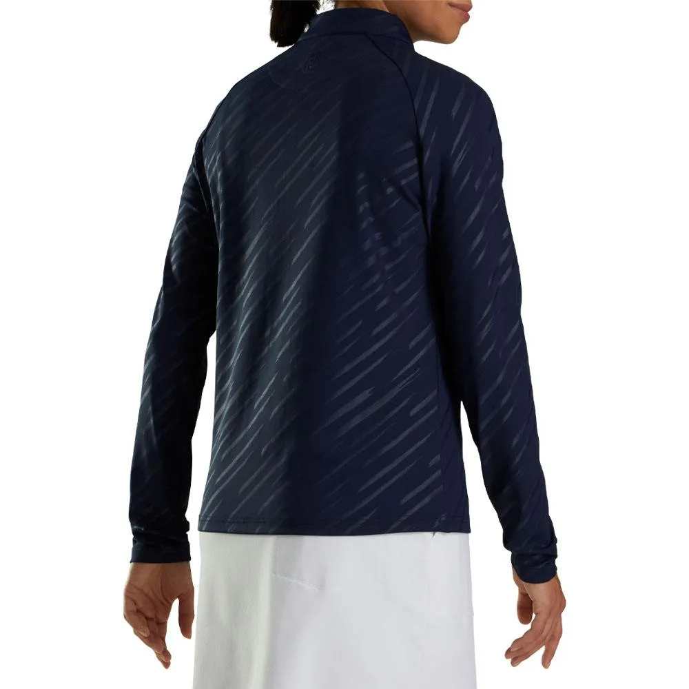 FootJoy Half-Zip Embossed Golf Pullover 2023 Women