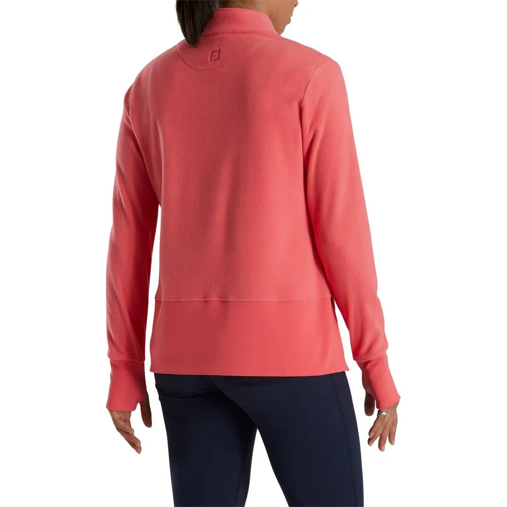 FootJoy Half-Zip Fleece Mid Layer Golf Pullover 2023 Women