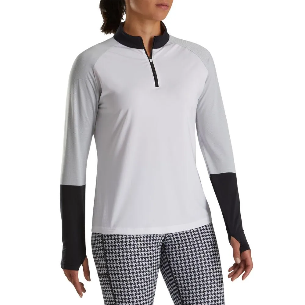 FootJoy Micro Stripe Sun Protection Shirt Golf Pullover 2023 Women