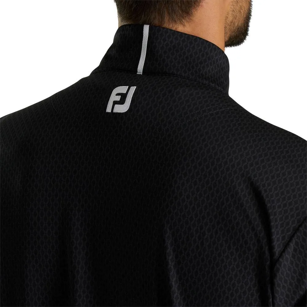 FootJoy Tonal Print Knit Midlayer Golf Pullover 2023