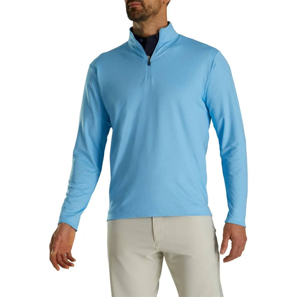 FootJoy Tonal Print Knit Midlayer Golf Pullover 2023