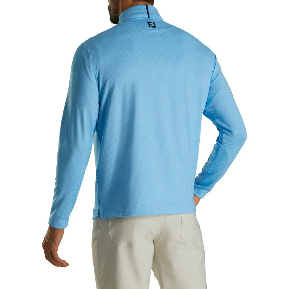 FootJoy Tonal Print Knit Midlayer Golf Pullover 2023