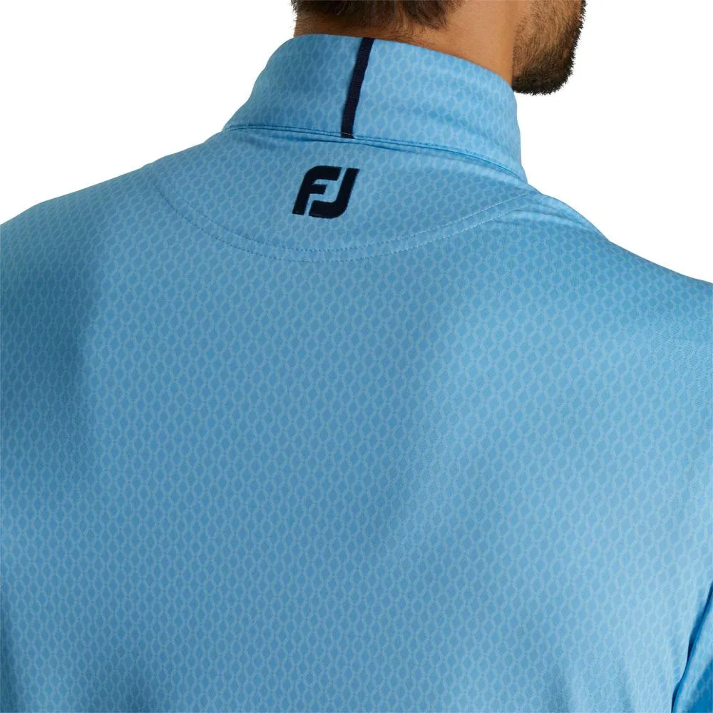 FootJoy Tonal Print Knit Midlayer Golf Pullover 2023