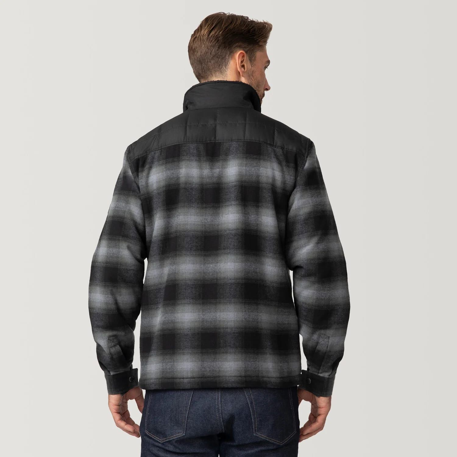 Free Country Men's Woodsman Work Jacket in Dusty Vine Plaid