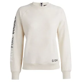 Gfore Pray For Birdies French Terry Crewneck Golf Pullover 2023 Women