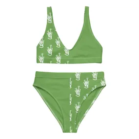 GREEN High-Waisted Bikini