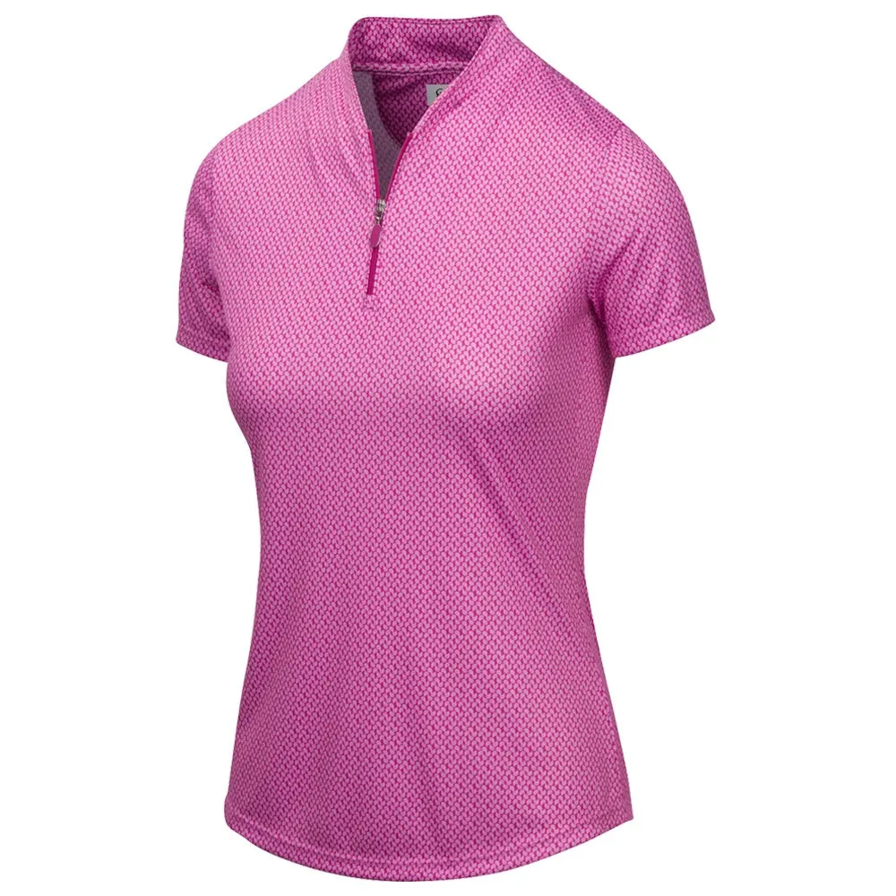 Greg Norman ML75 2Below Micro Paisley Zip Golf Pullover 2019 Women