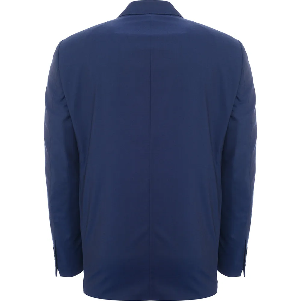 Hackett London Mens Lightweight Wool Jacket in Bright Navy