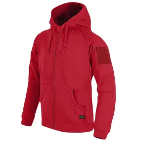 Helikon Urban Tactical Hoodie Lite Full Zip Red