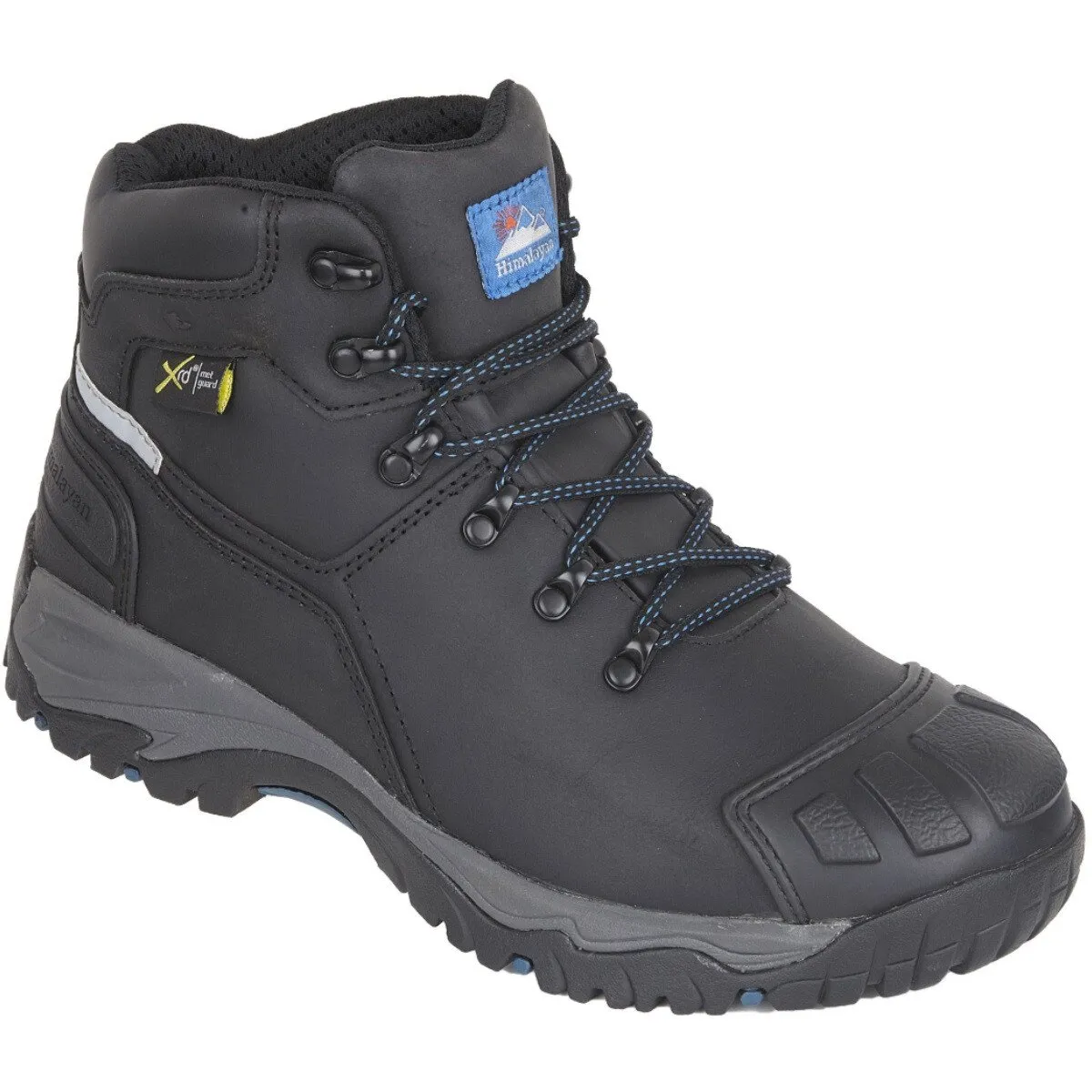 Himalayan 5208 Black Leather Waterproof S3 SRC Metguard Safety Boot