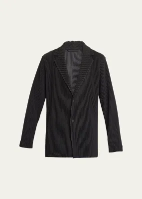 Homme Plisse Issey Miyake Men's Pleated Sport Jacket