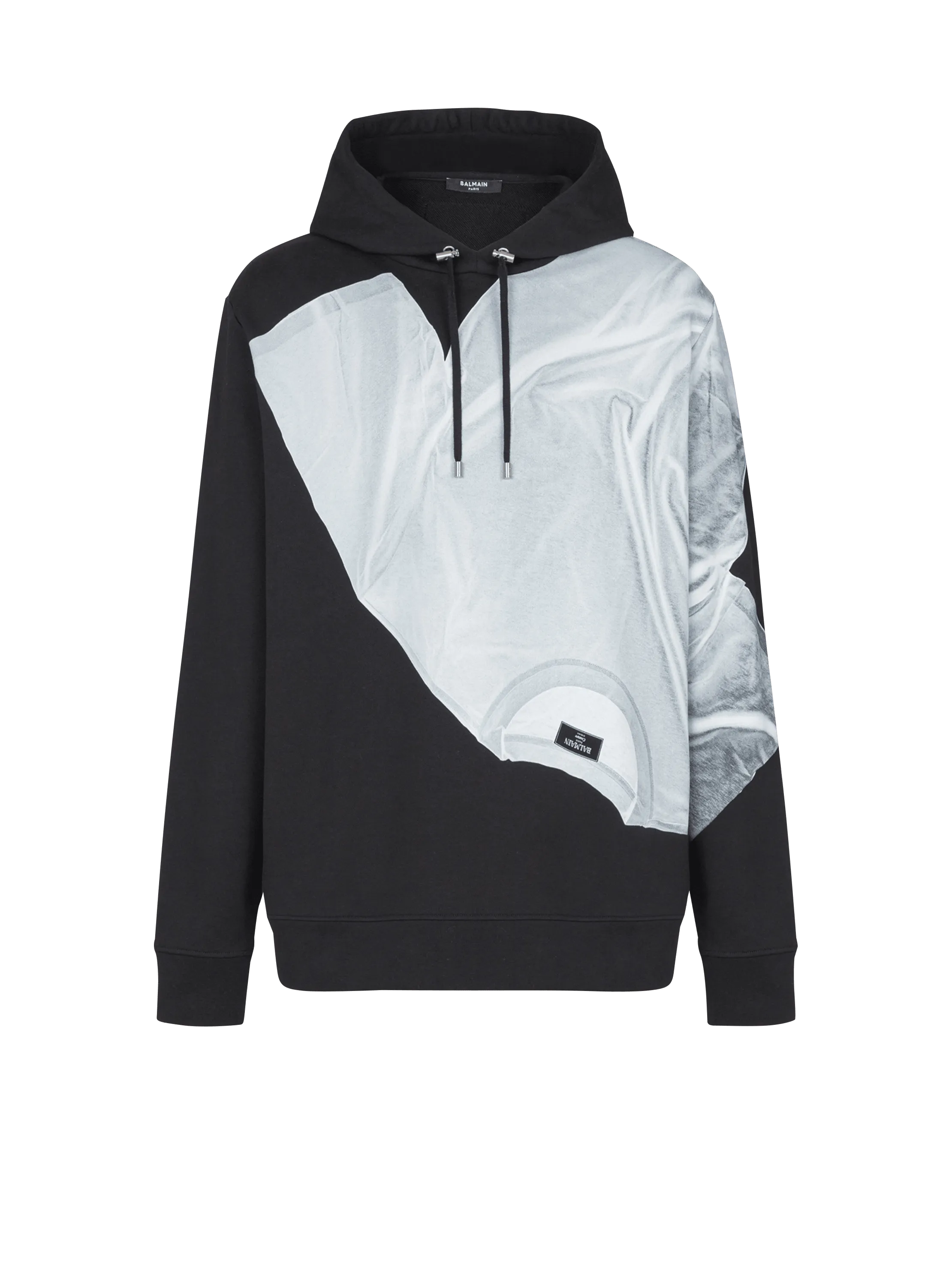 Hoodie with T-shirt print