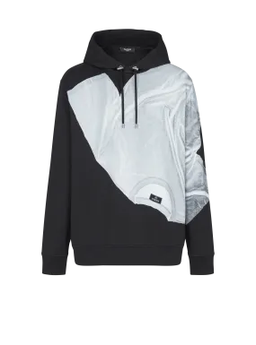 Hoodie with T-shirt print