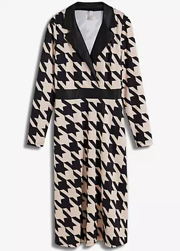 Houndstooth Wrap Dress by bonprix | Look Again