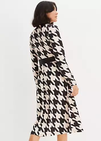 Houndstooth Wrap Dress by bonprix | Look Again