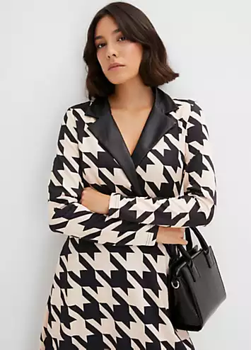 Houndstooth Wrap Dress by bonprix | Look Again