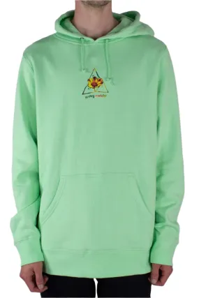 HUF Come Down Hoodie- Neo Mint exclusive at Remix