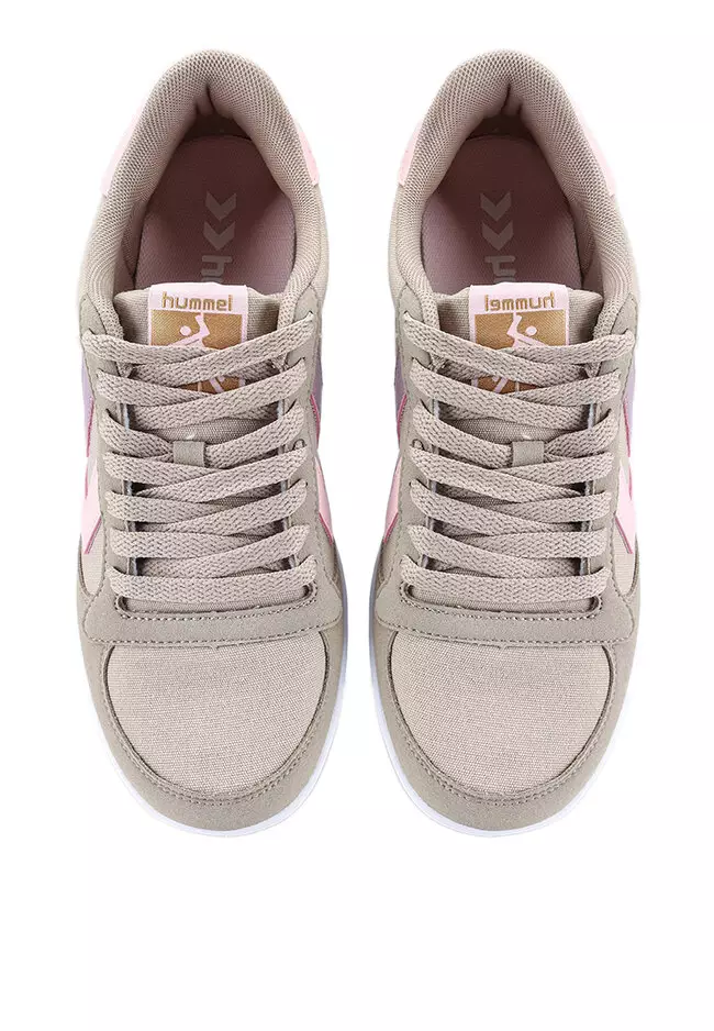 Hummel Stadil Light Canvas Court Style Trainers