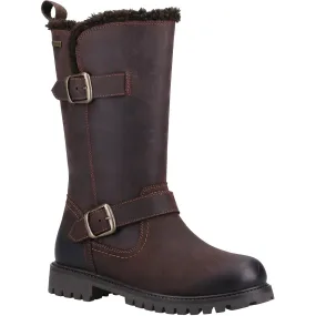 Hush Puppies Winnie Womens Leather Waterproof Boot