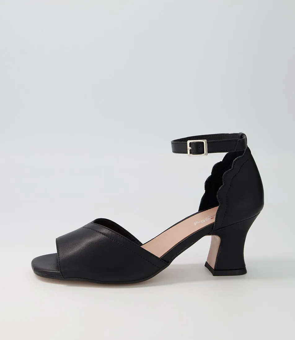 I LOVE BILLY Wileda Black Sandals