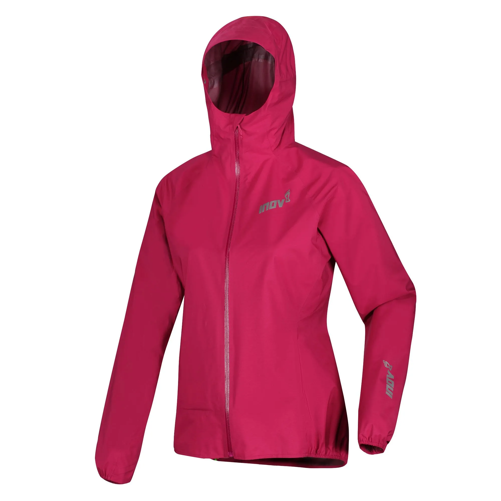 Inov8  Stormshell Womens Waterproof Running Jacket Full Zip Pink