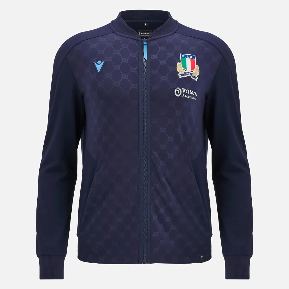 Italia rugby 2024/25 men's athleisure anthem jacket