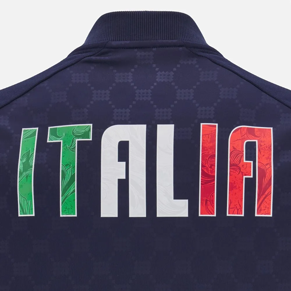 Italia rugby 2024/25 men's athleisure anthem jacket