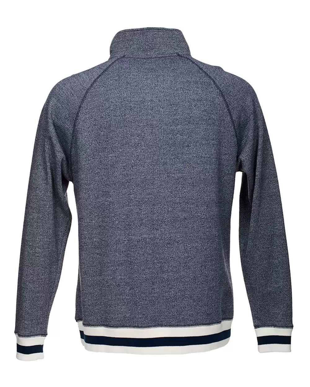 J America 8703 Peppered Fleece 1/4 Zip Pullover SKU: 8703