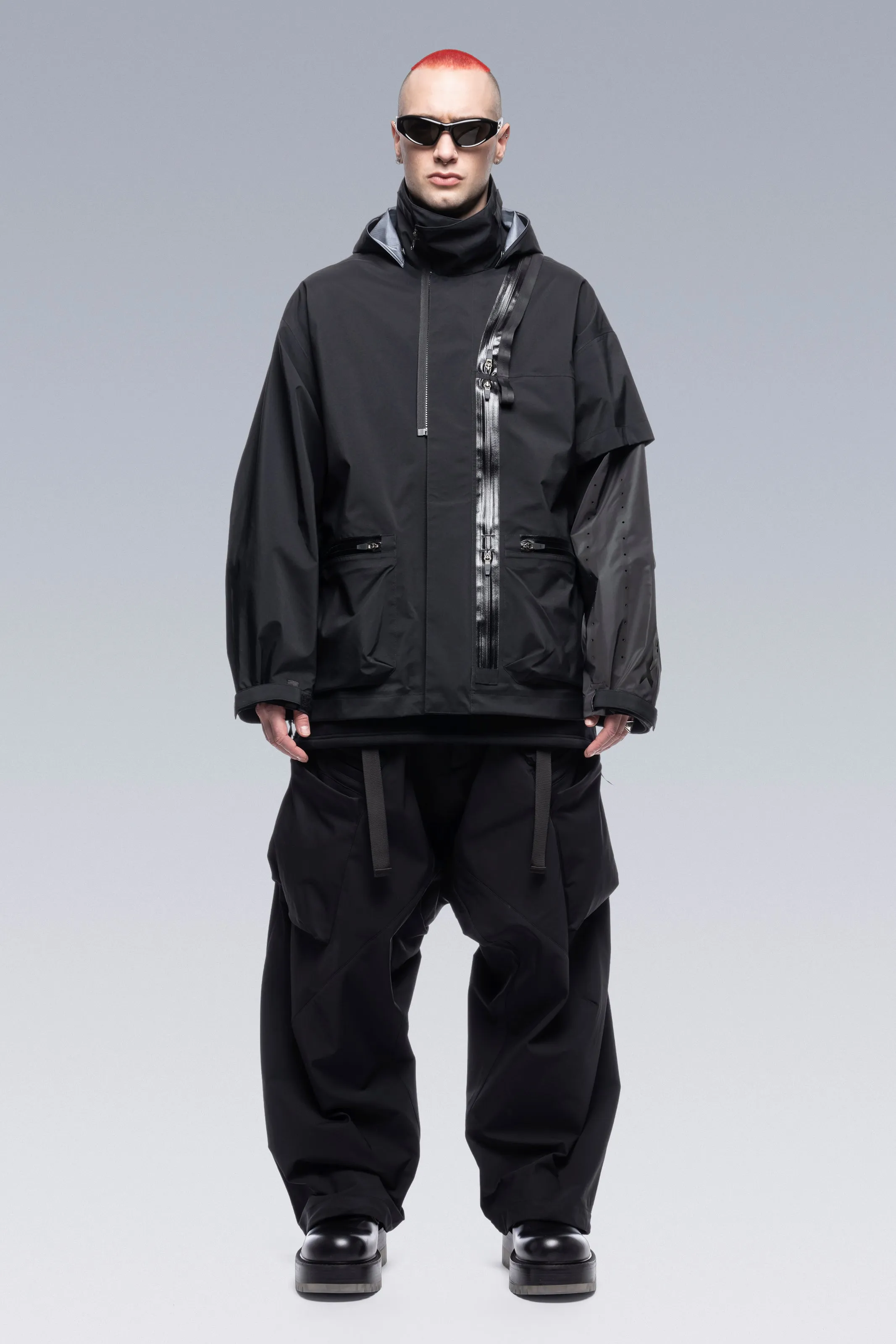 J115-GT 3L Gore-Tex Pro Interops Jacket - Black/Black