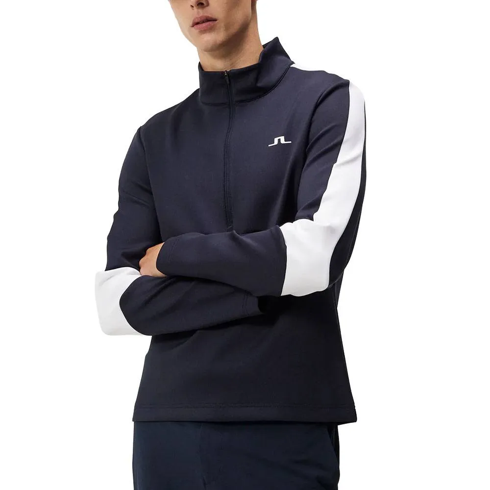 J.Lindeberg Carl Mid Layer Golf Pullover JL Navy - SS24