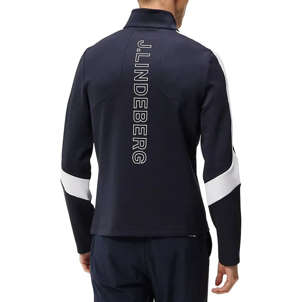 J.Lindeberg Carl Mid Layer Golf Pullover JL Navy - SS24