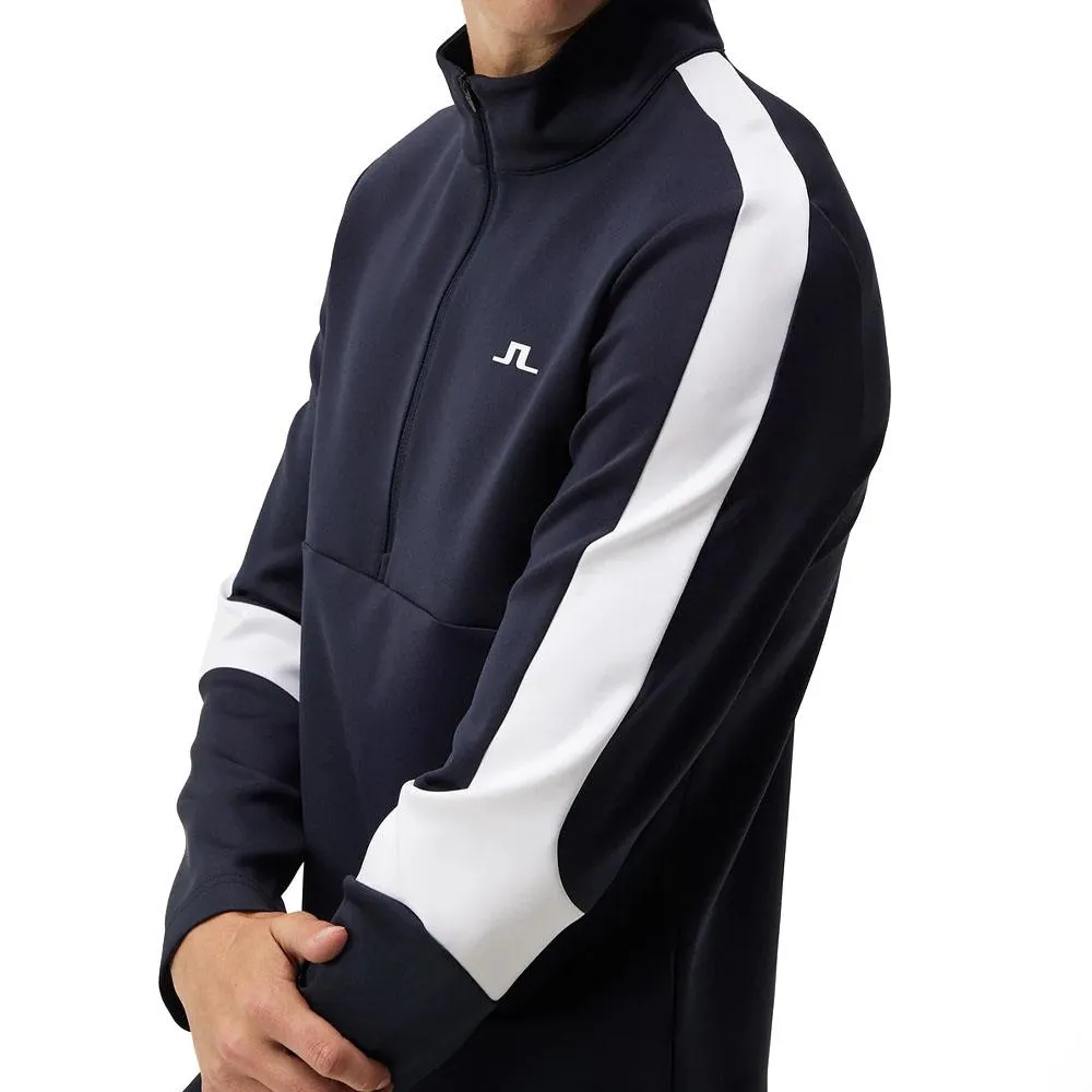 J.Lindeberg Carl Mid Layer Golf Pullover JL Navy - SS24