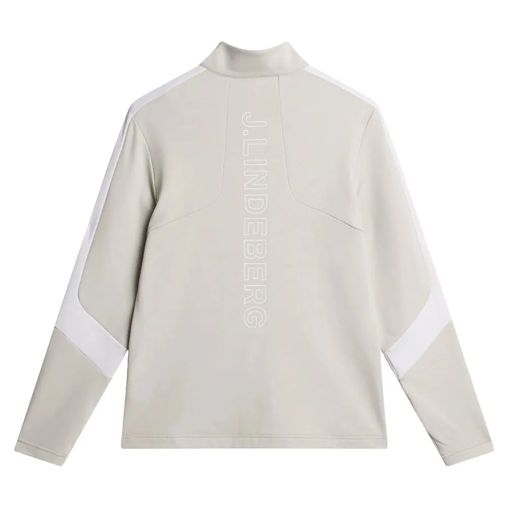 J.Lindeberg Carl Mid Layer Golf Pullover Moonbeam - SS24